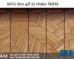 Sàn gỗ tràm tự nhiên xương cá