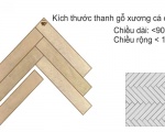 Sàn gỗ Giả Tì (Teak) tự nhiên xương cá